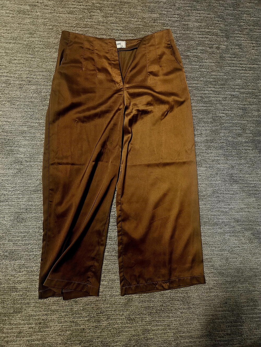 Have Men's Brown Straight-Leg Chinos